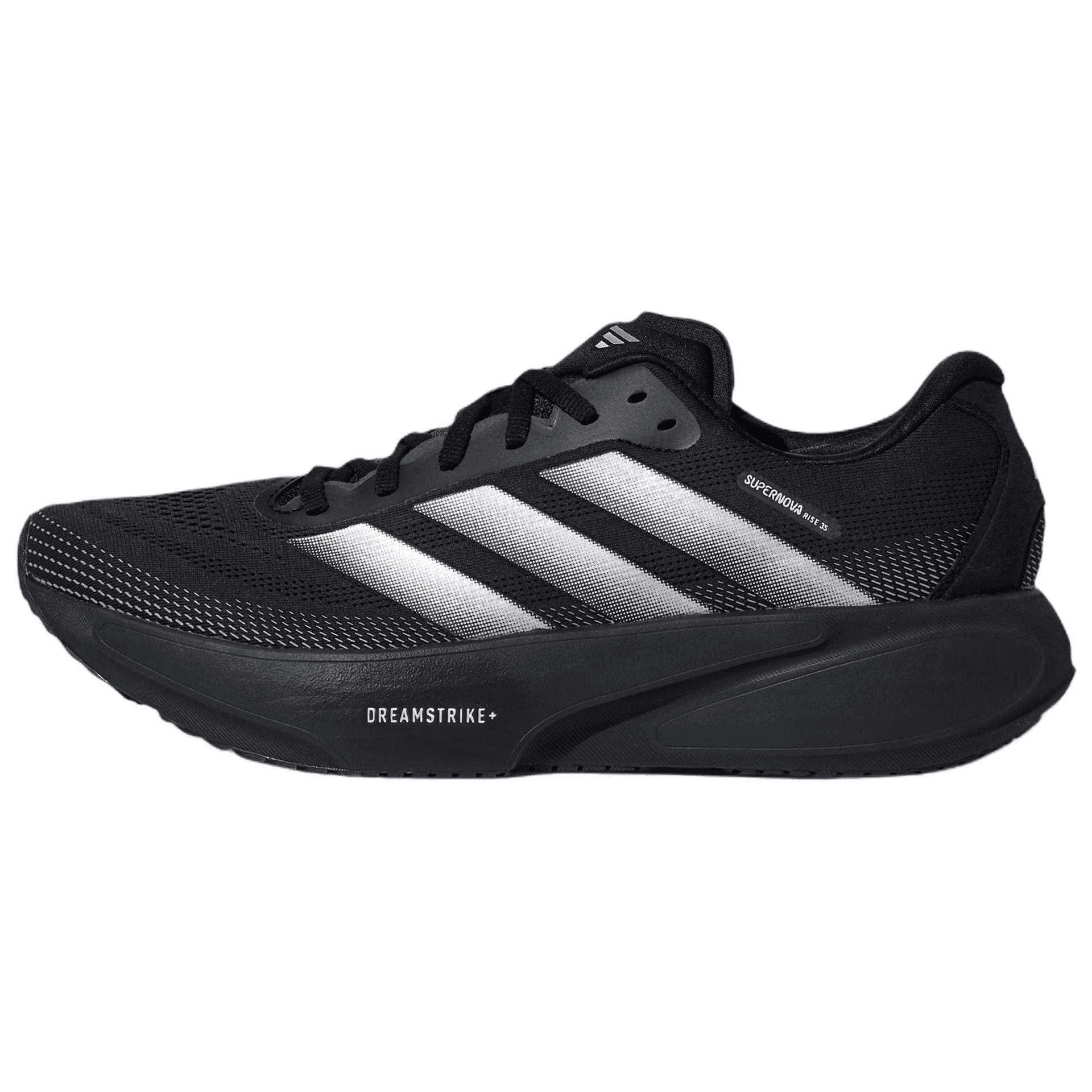 Кроссовки для бега Adidas SUPERNOVA RISE 3S Дышащий Low Топ Беговые кроссовки Унисекс Черный - изображение 1