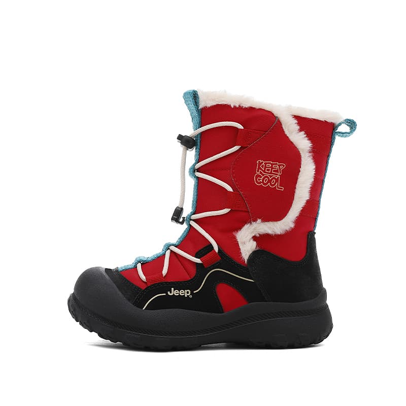 Jeep Детские сноубутсы High Top Китайский Красный Крутой Черный Kids - изображение 1