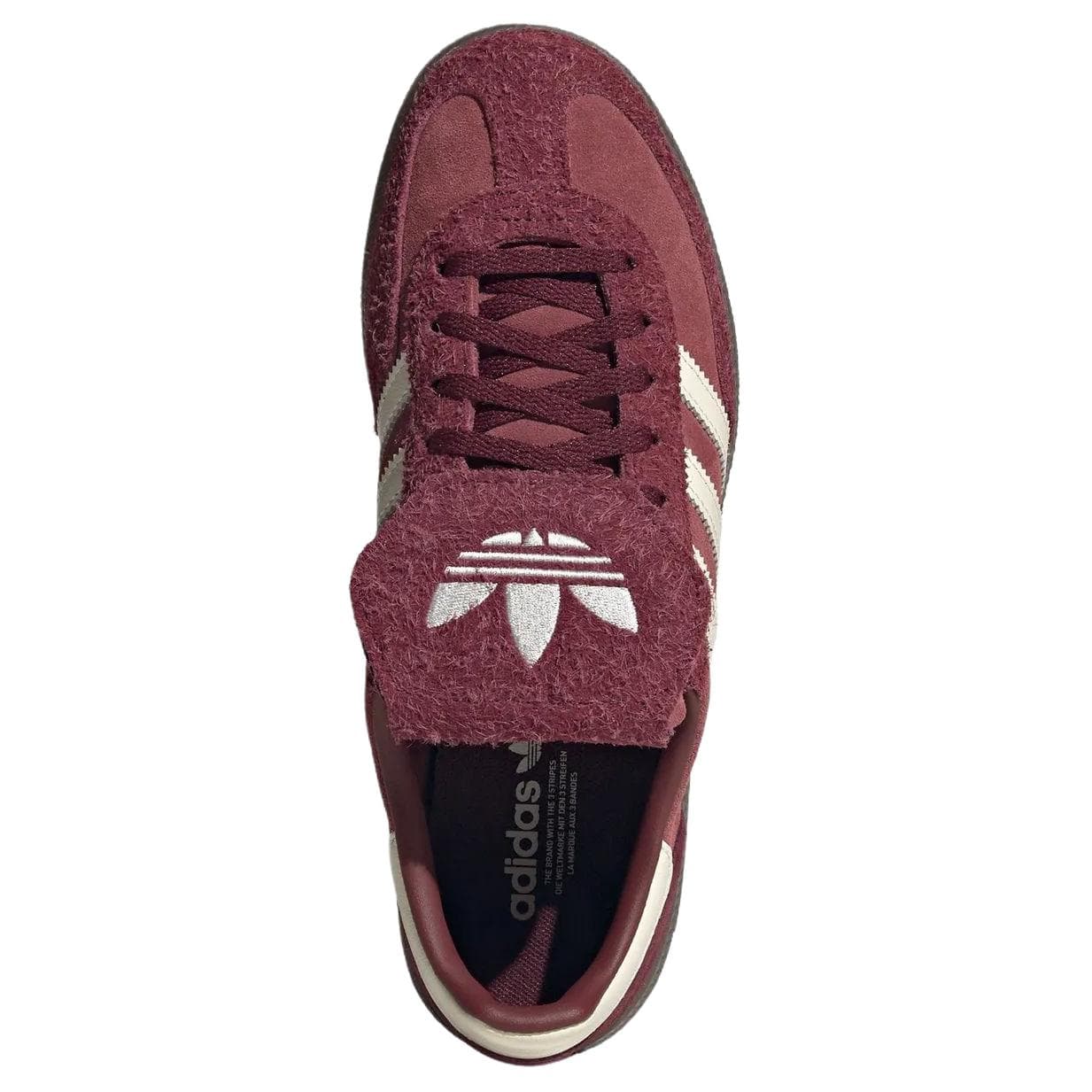 Кроссовки Adidas Originals HANDBALL SPEZIAL Немецкая армейская обувь Женская Темно-красная - изображение 3