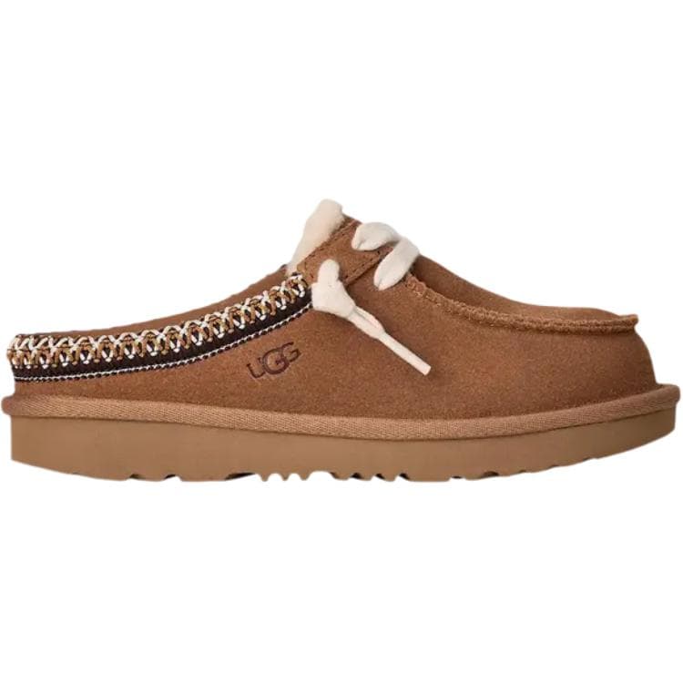 Детские тапочки UGG с противоскользящим покрытием коричневые - изображение 2