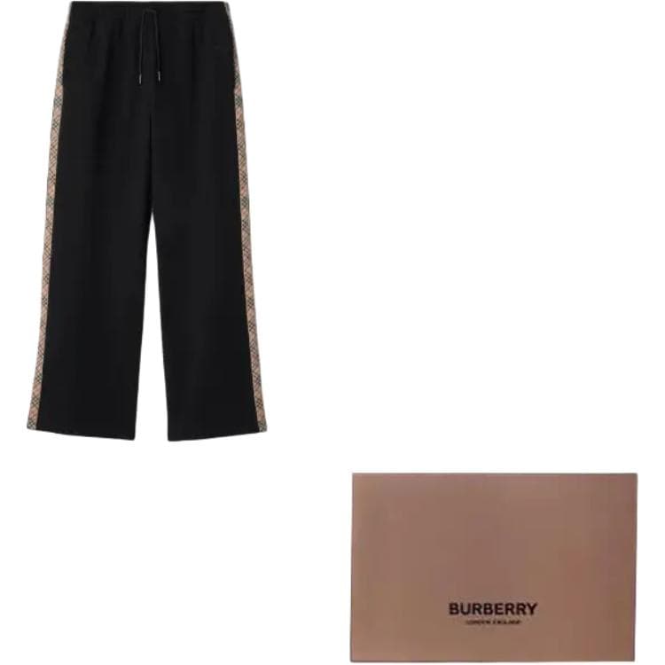 Штаны Burberry Черные Женские Повседневные Штаны - изображение 3