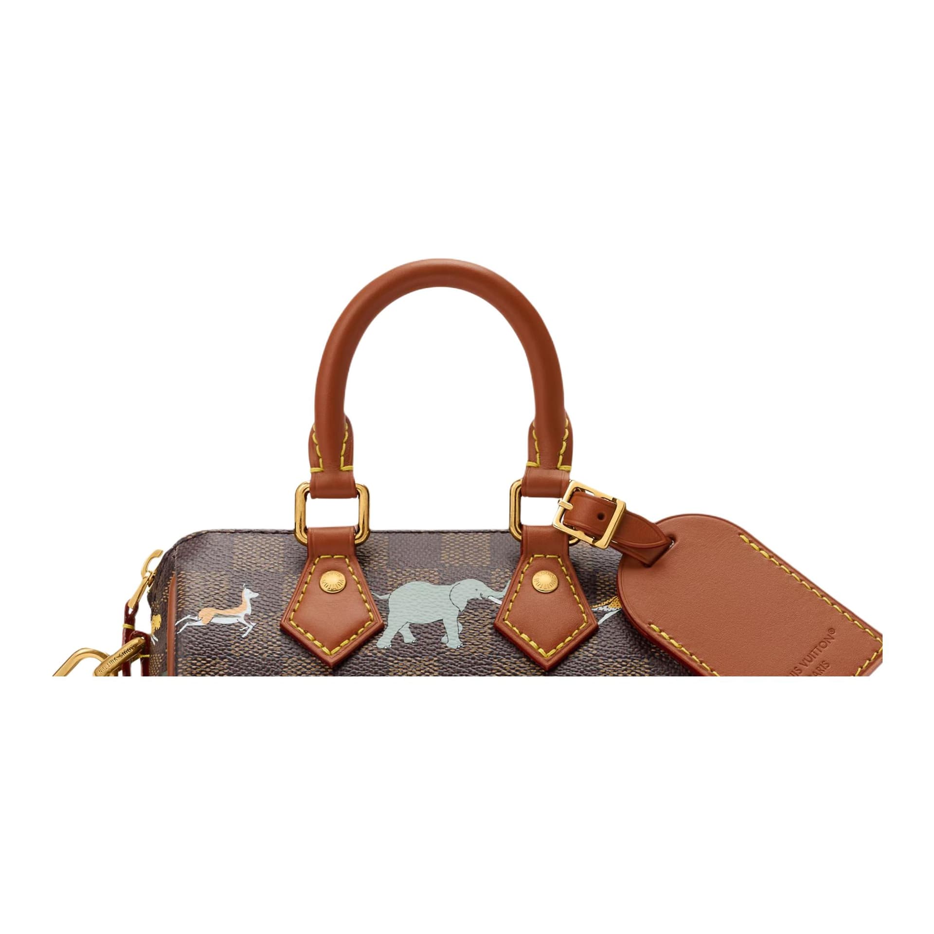 Сумка LOUIS VUITTON x THE DARJELING LIMITED Speedy BANDOULIRE 18 Damier Heritage - изображение 5
