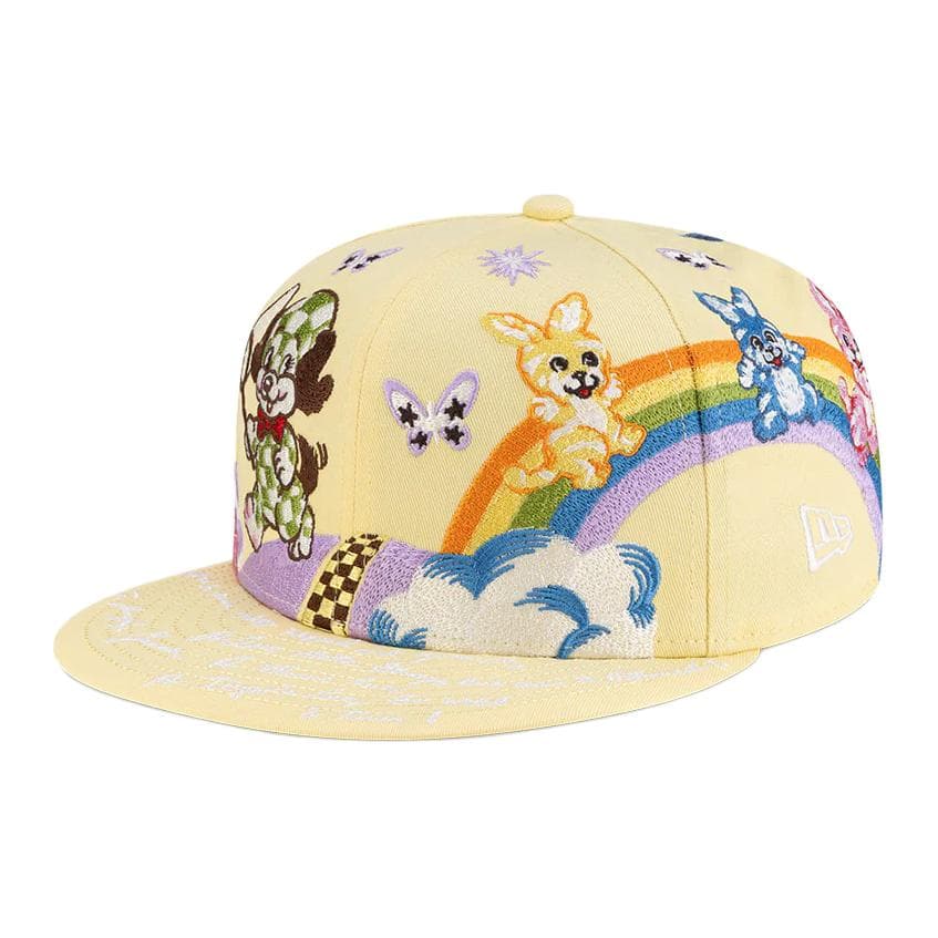 Кепка New Era X KENZO Хлопок Ткань Кепки Унисекс Желтые - изображение 1