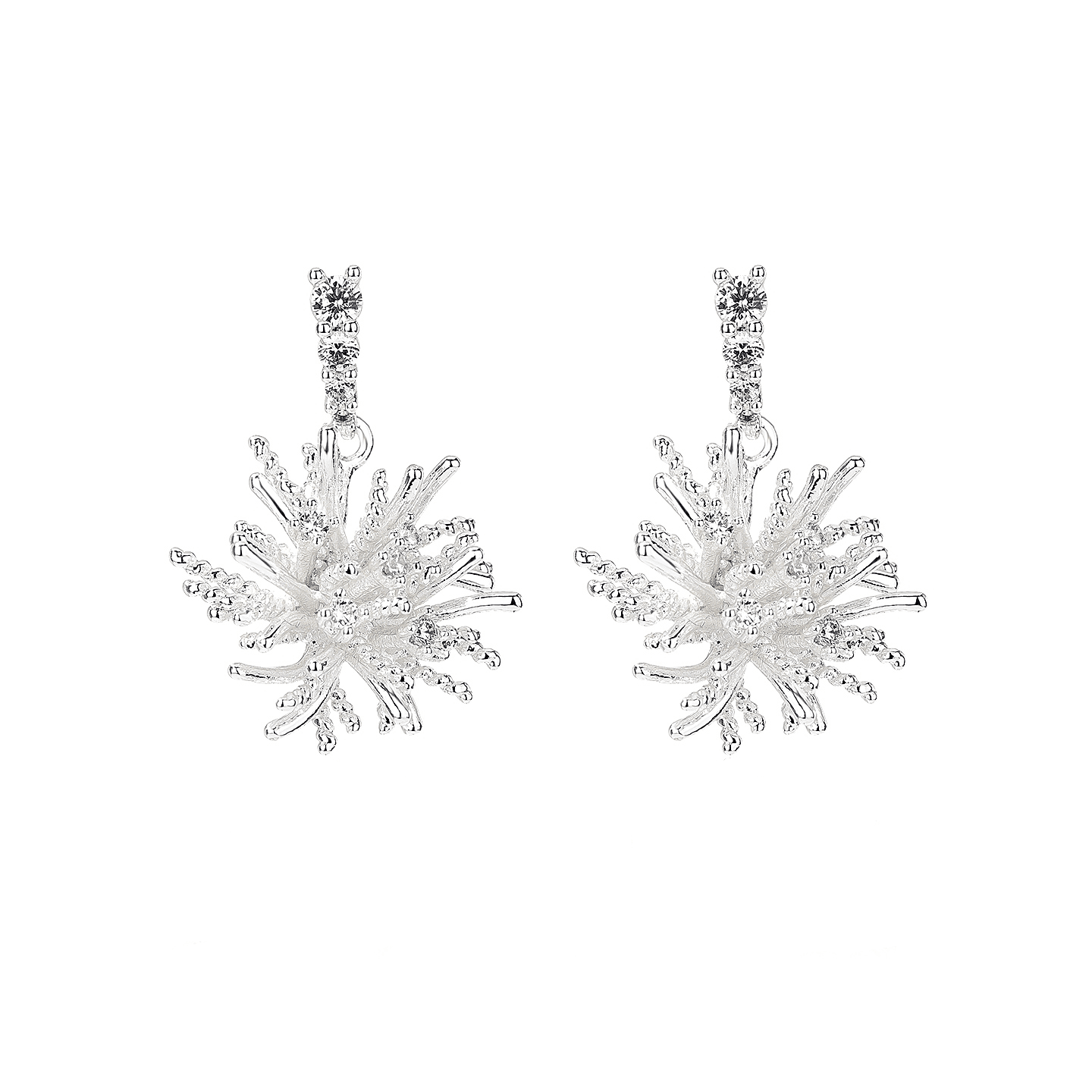 Серьги QLADY Сплав Серебряная игла 925 пробы Серьги Женские - изображение 1