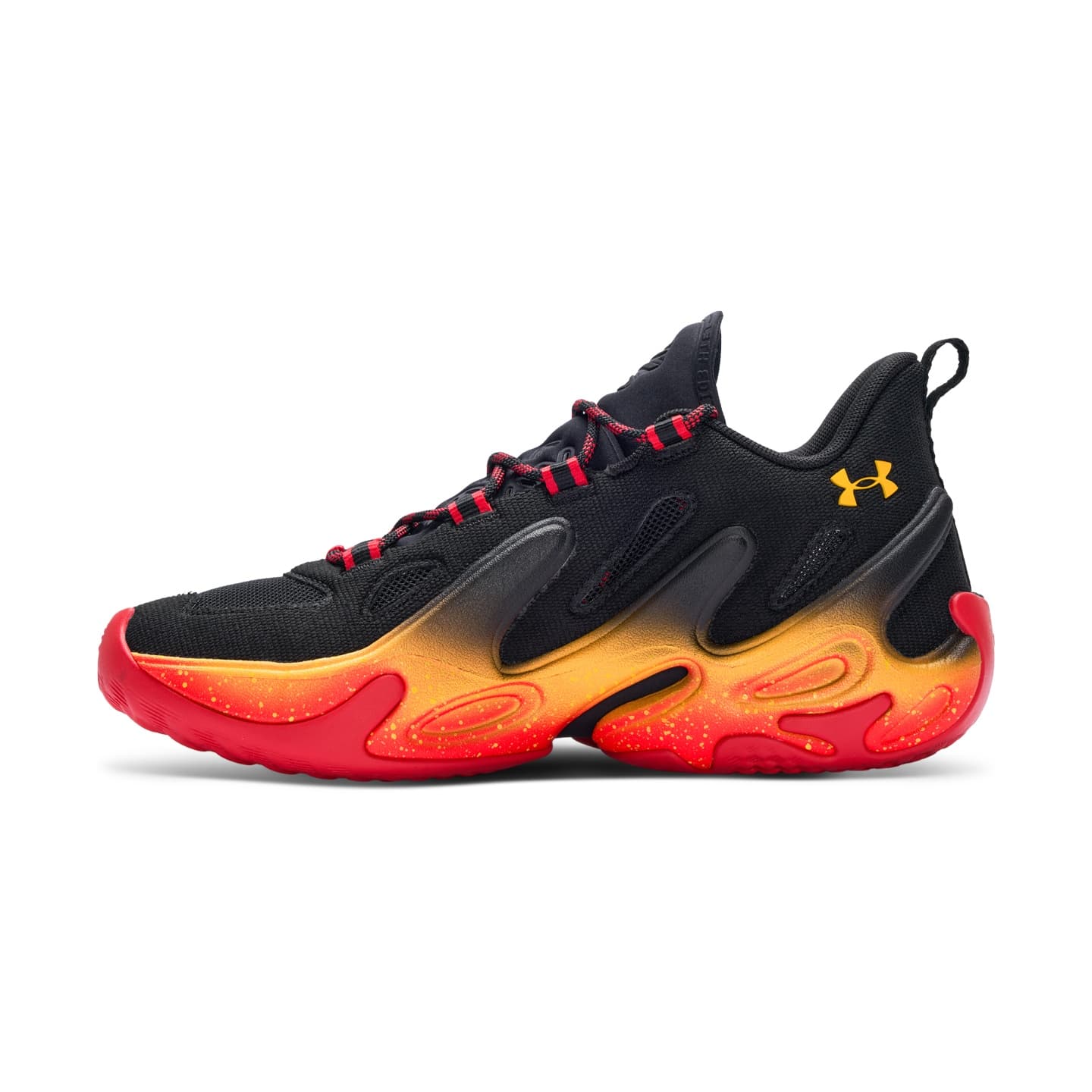 Кроссовки для баскетбола Under Armour Curry 13 Low Баскетбольные кроссовки Унисекс Черный Оранжевый - изображение 1