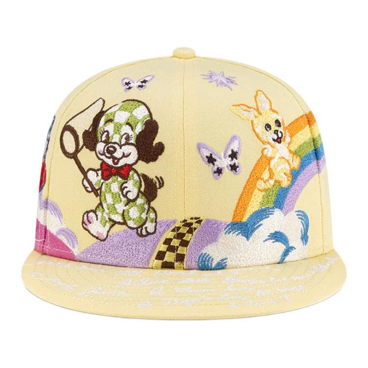Кепка New Era X KENZO Хлопок Ткань Кепки Унисекс Желтые - изображение 2