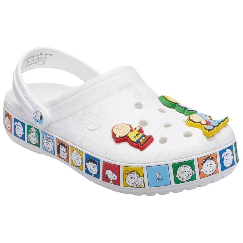 Сабо Crocs X PEANUTS Crocband Sabo Резиновые Унисекс Белые - изображение 3