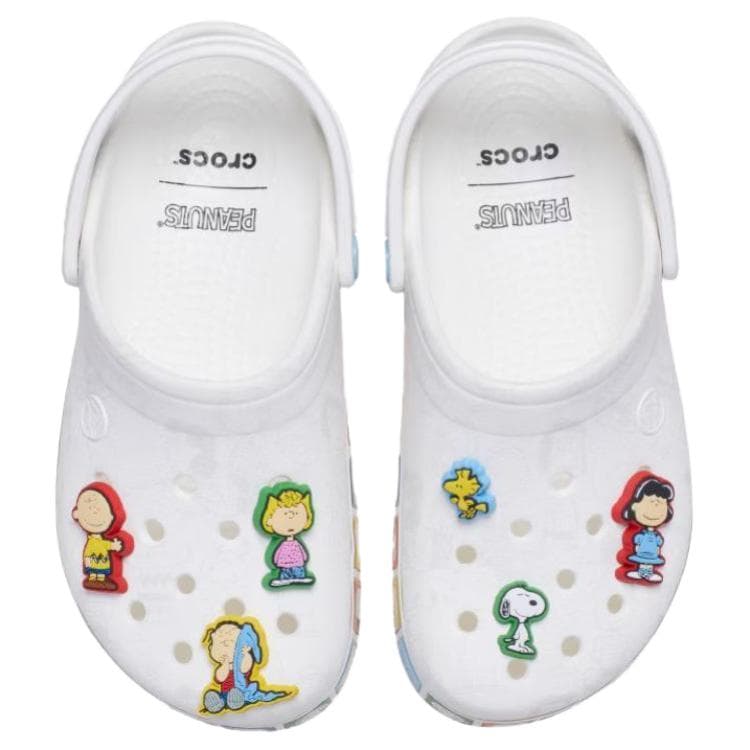 Сабо Crocs X PEANUTS Crocband Sabo Резиновые Унисекс Белые - изображение 5