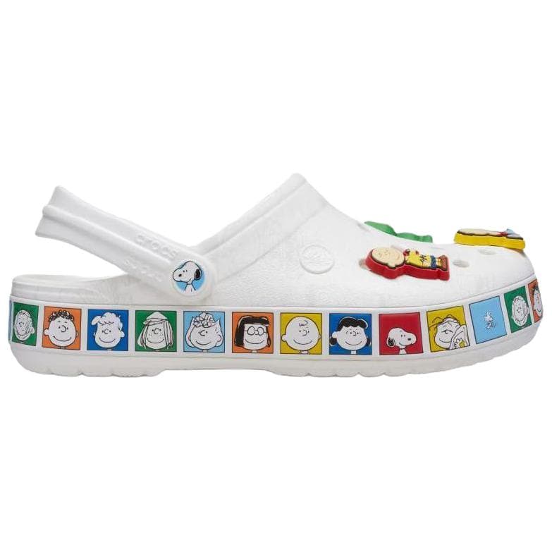 Сабо Crocs X PEANUTS Crocband Sabo Резиновые Унисекс Белые - изображение 2