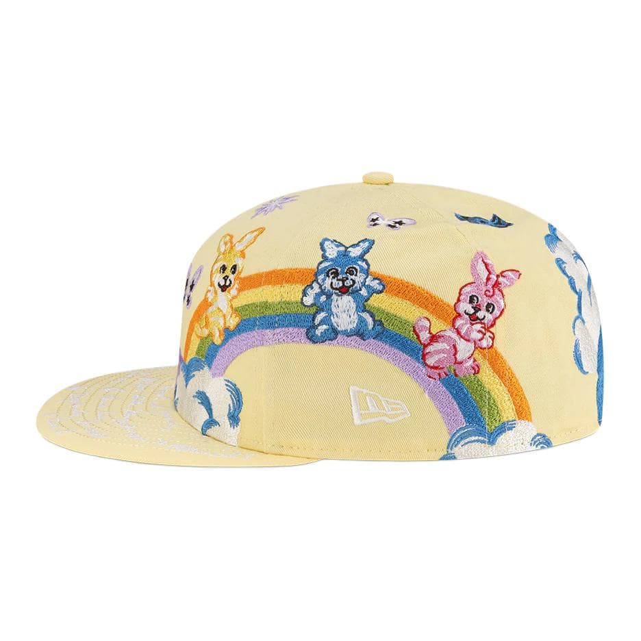 Кепка New Era X KENZO Хлопок Ткань Кепки Унисекс Желтые - изображение 4