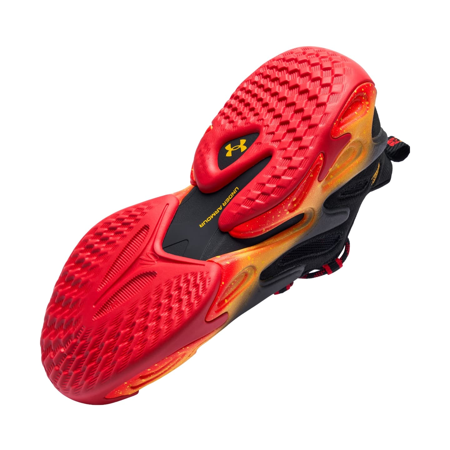 Кроссовки для баскетбола Under Armour Curry 13 Low Баскетбольные кроссовки Унисекс Черный Оранжевый - изображение 5