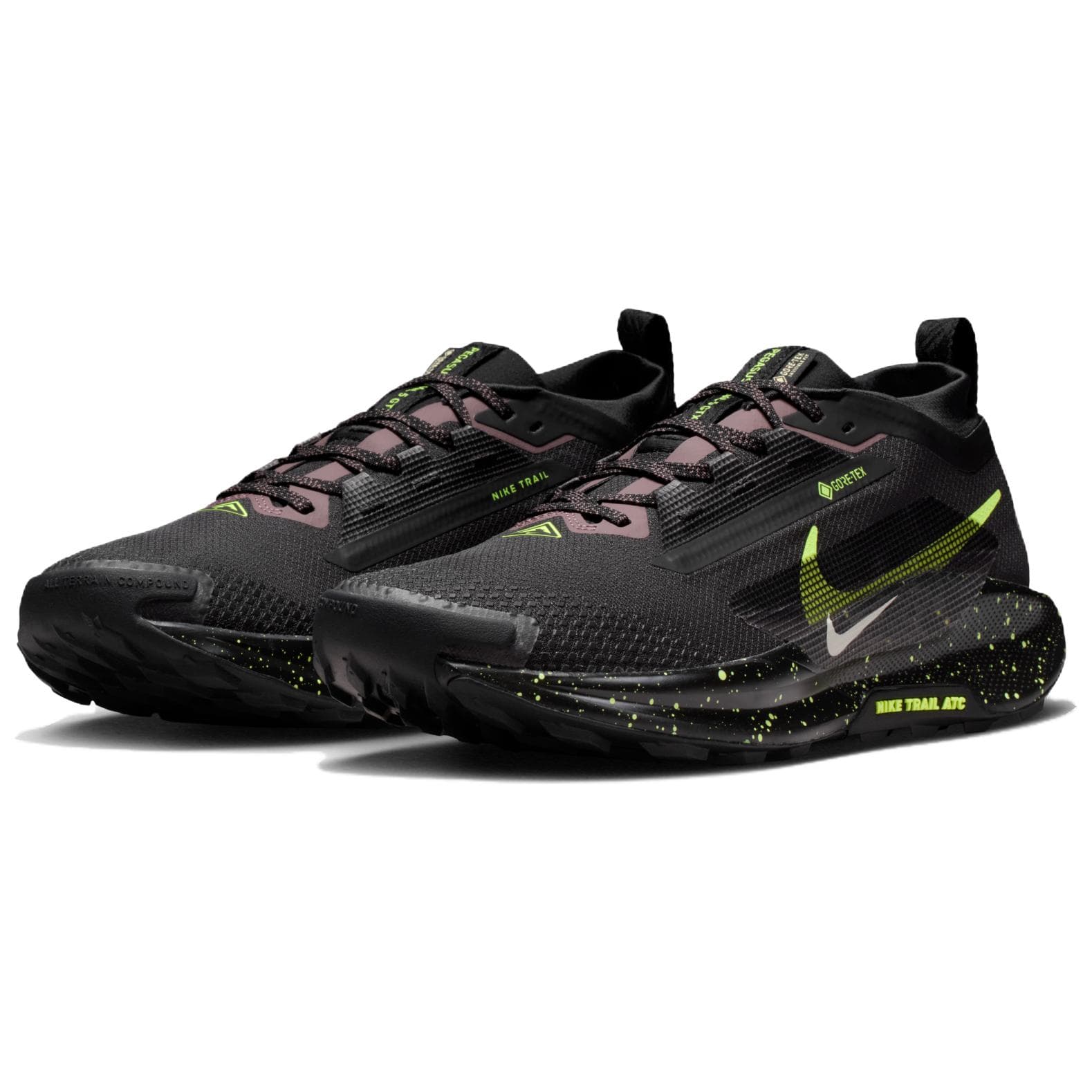 Кроссовки Nike Pegasus Trail 5 Кроссовки для трейлраннинга Мужской Черно-зеленый - изображение 3
