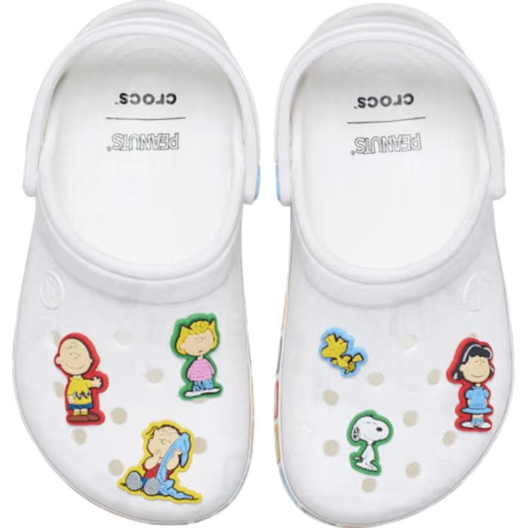 Crocs X PEANUTS Crocband Сабо из резины детские белые - изображение 5