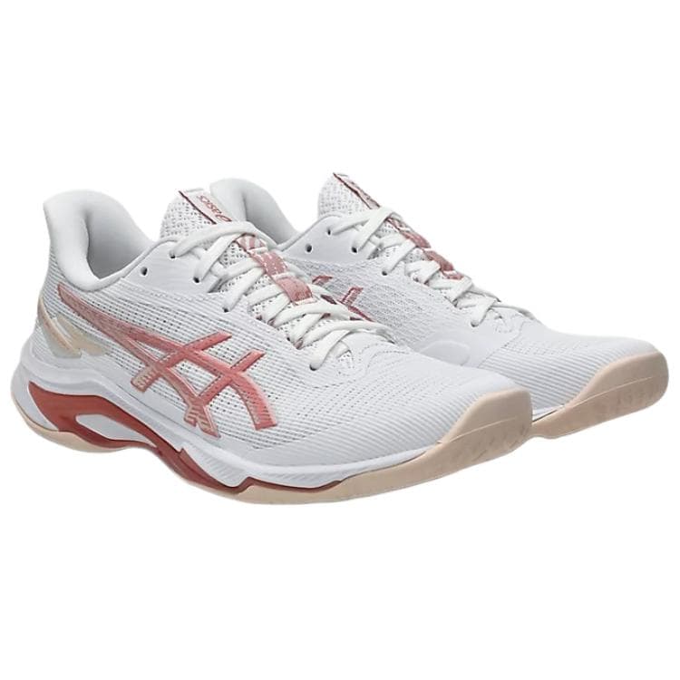 Кроссовки Asics NETBURNER BALLISTIC FF 4 Волейбольные кроссовки Женские Белый Розовый - изображение 3