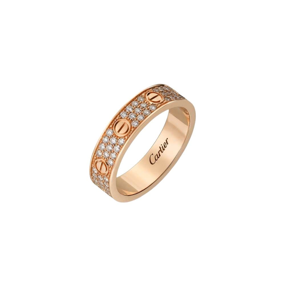 Кольцо Cartier LOVE Ring Rose Gold - изображение 4