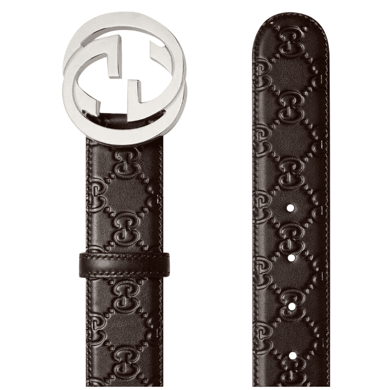 Ремень Gucci Brown Leather Belt - изображение 2