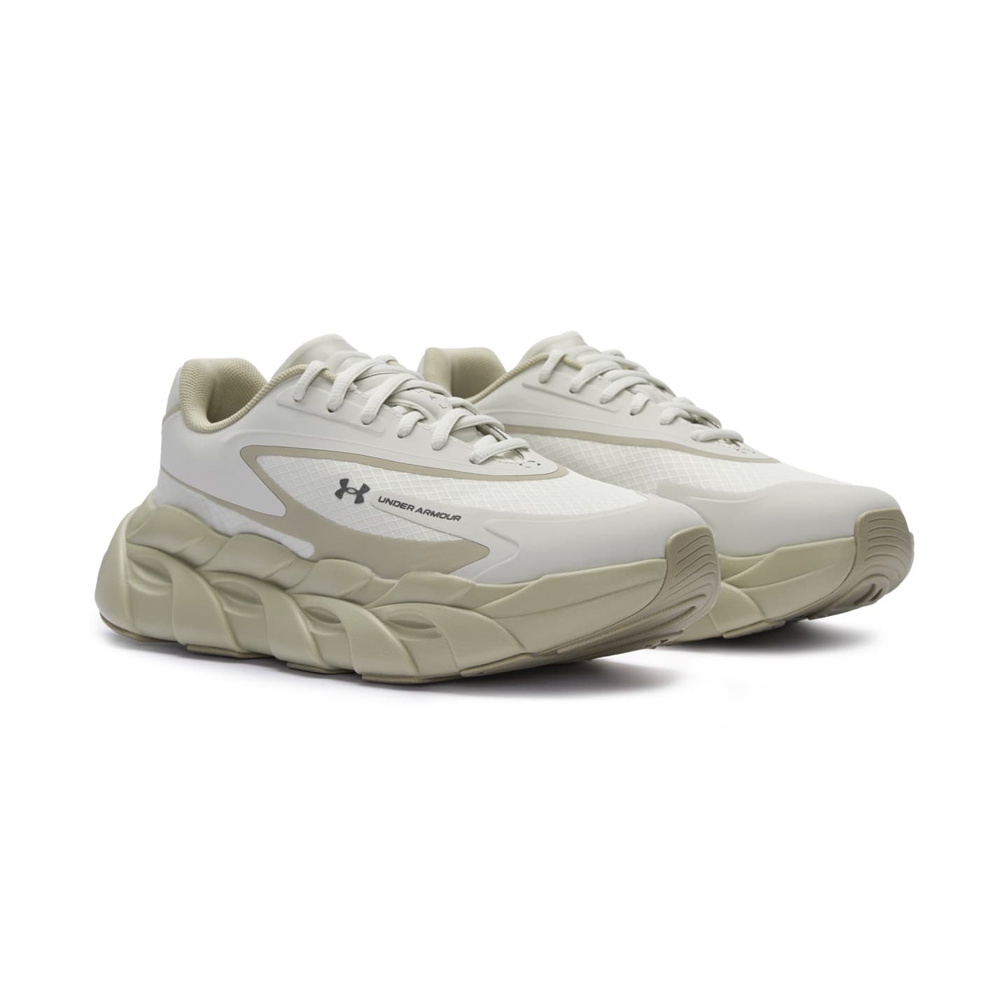 Кроссовки для бега Under Armour Halo Runner Low Беговые кроссовки Женские Городской Хаки - изображение 3