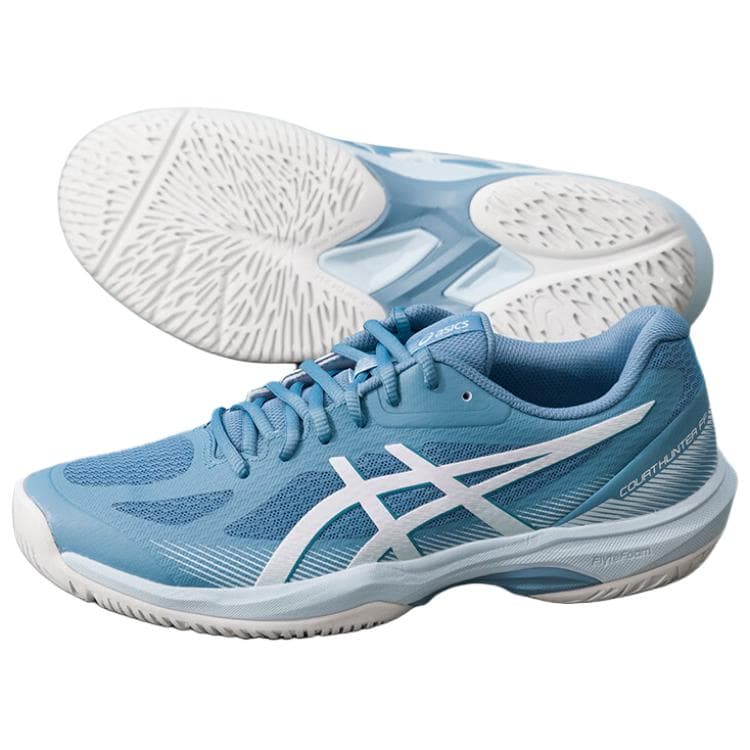 Кроссовки для бадминтона ASICS COURT HUNTER FF Бадминтонная обувь Мужская Синяя Белая - изображение 2