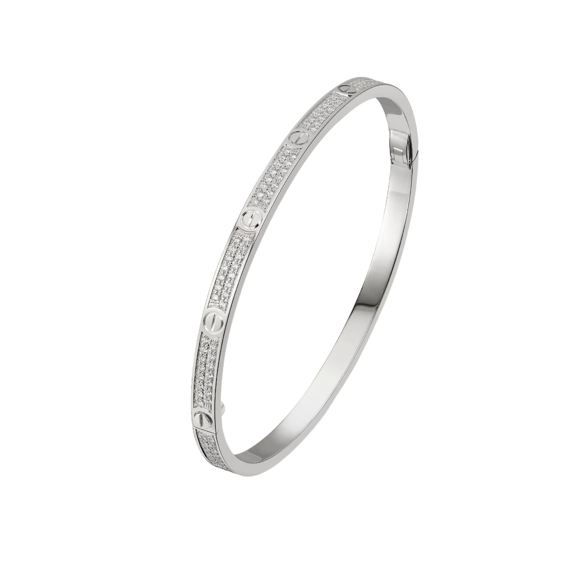 Браслет Cartier LOVE Bracelet White Gold - изображение 4