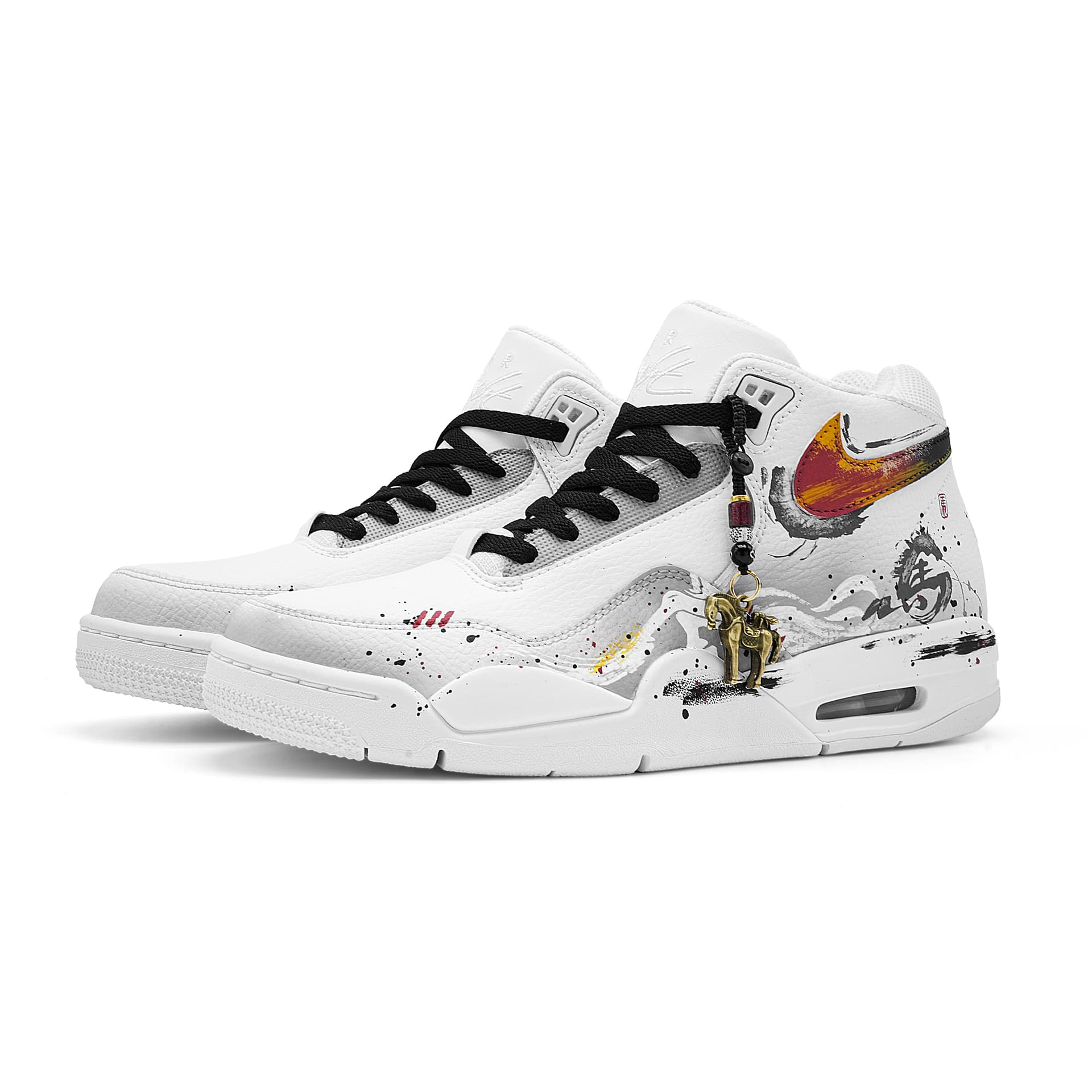 Ретро баскетбольные кроссовки Nike Flight Legacy CNY - изображение 3