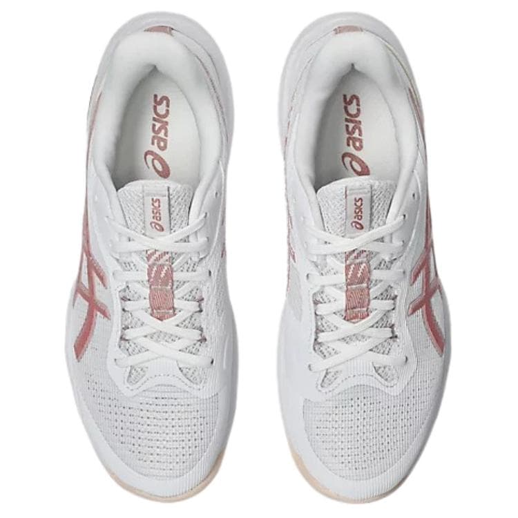 Кроссовки Asics NETBURNER BALLISTIC FF 4 Волейбольные кроссовки Женские Белый Розовый - изображение 4