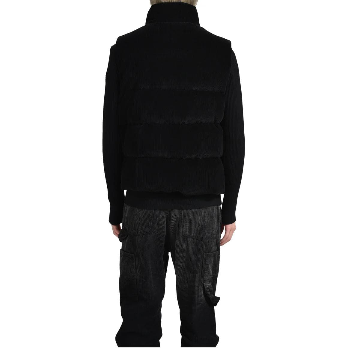 Куртка WE11DONE FW24 Пуховый жилет Мужской Черный - изображение 7