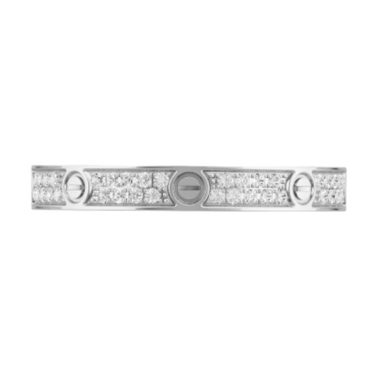 Кольцо Cartier Love Ring 18K White Gold - изображение 3