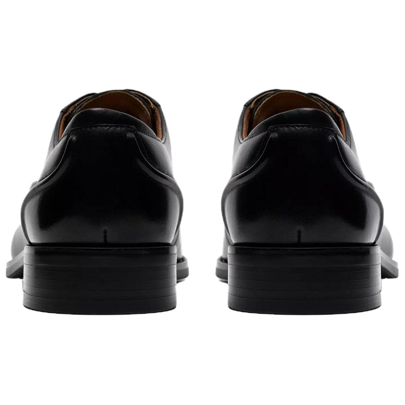 Clarks Технология Remi Кружево Кожа Мужские Туфли Черные - изображение 5