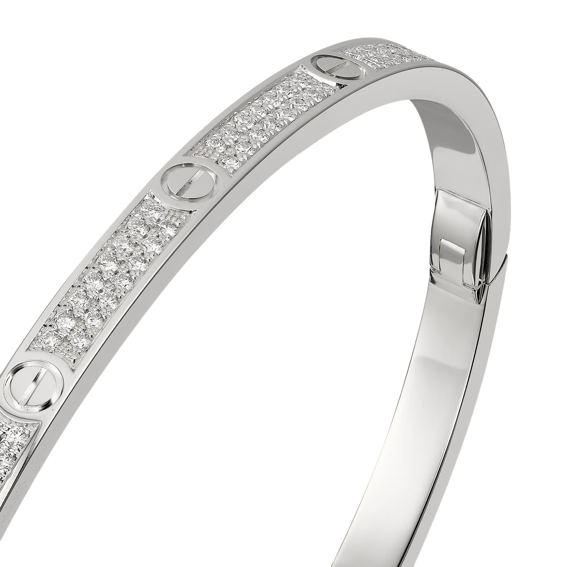 Браслет Cartier LOVE Bracelet White Gold - изображение 8