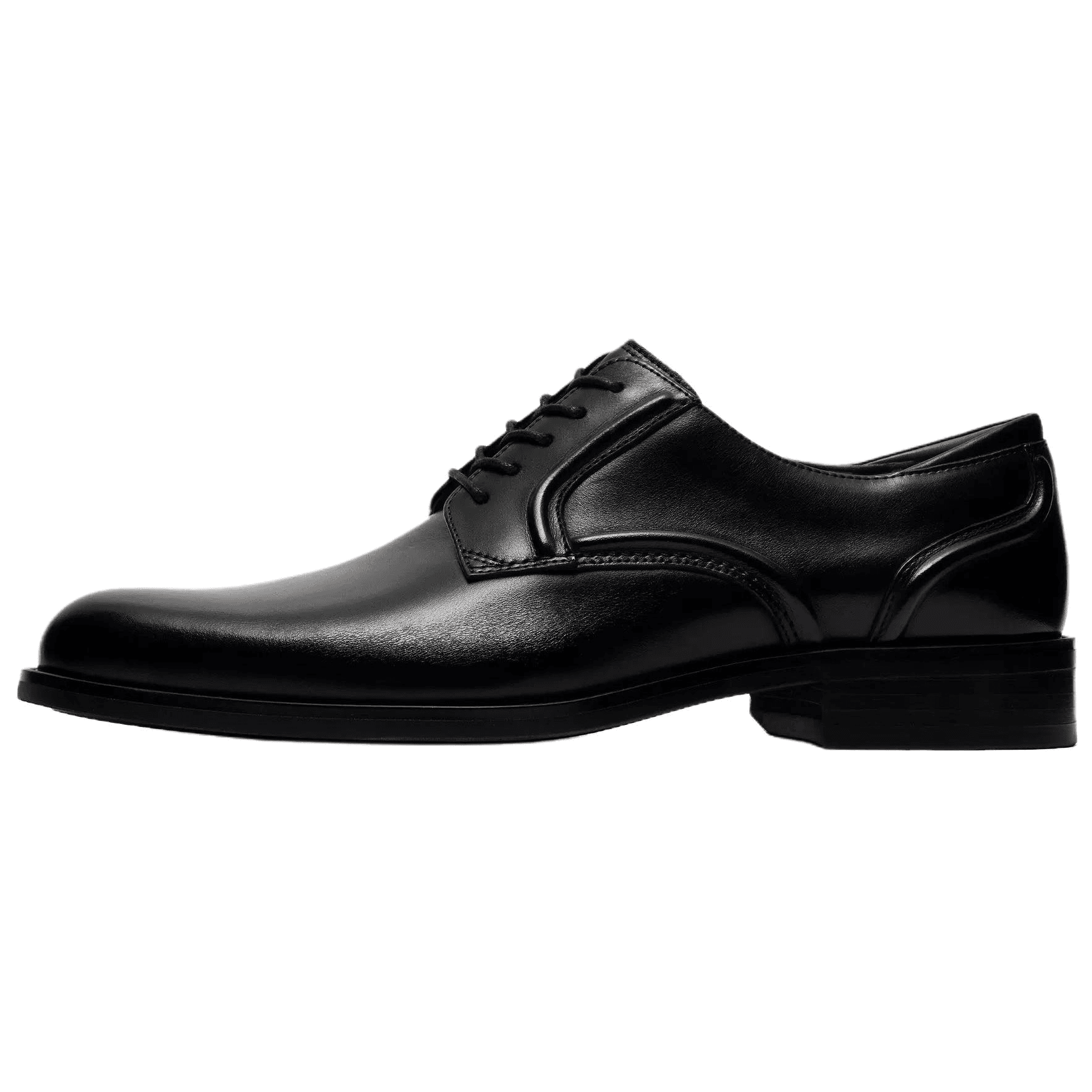 Clarks Технология Remi Кружево Кожа Мужские Туфли Черные - изображение 1