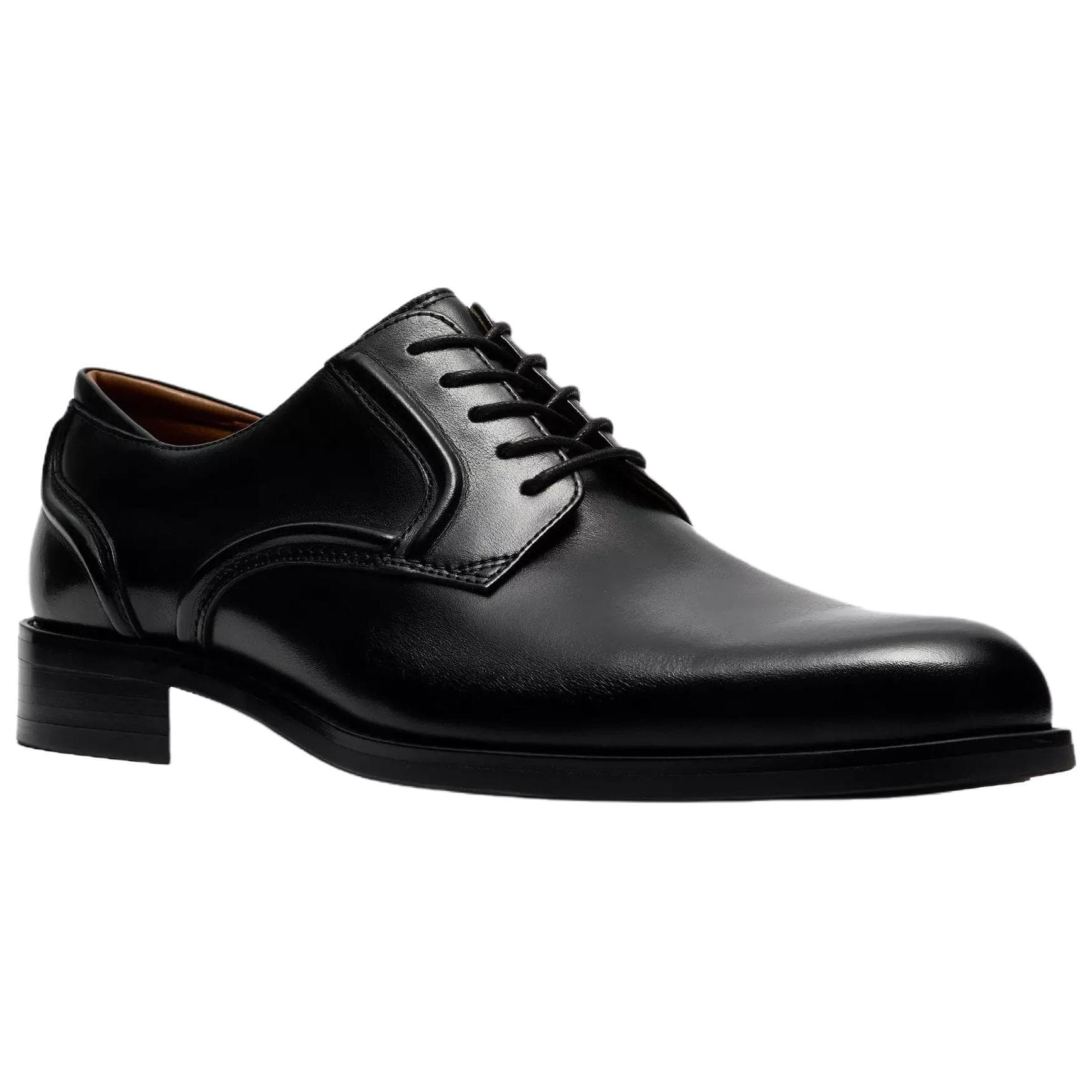 Clarks Технология Remi Кружево Кожа Мужские Туфли Черные - изображение 3