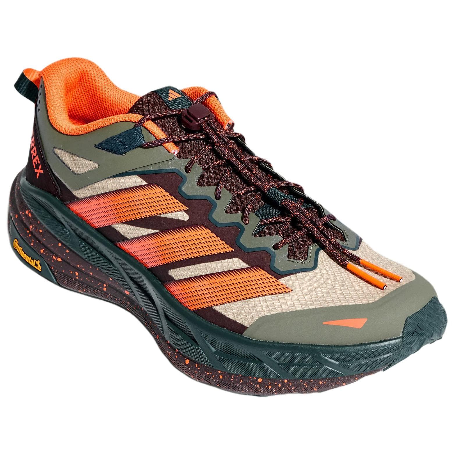 Кроссовки Adidas FREE HIKER Походная обувь Унисекс Коричневый Оранжевый - изображение 3