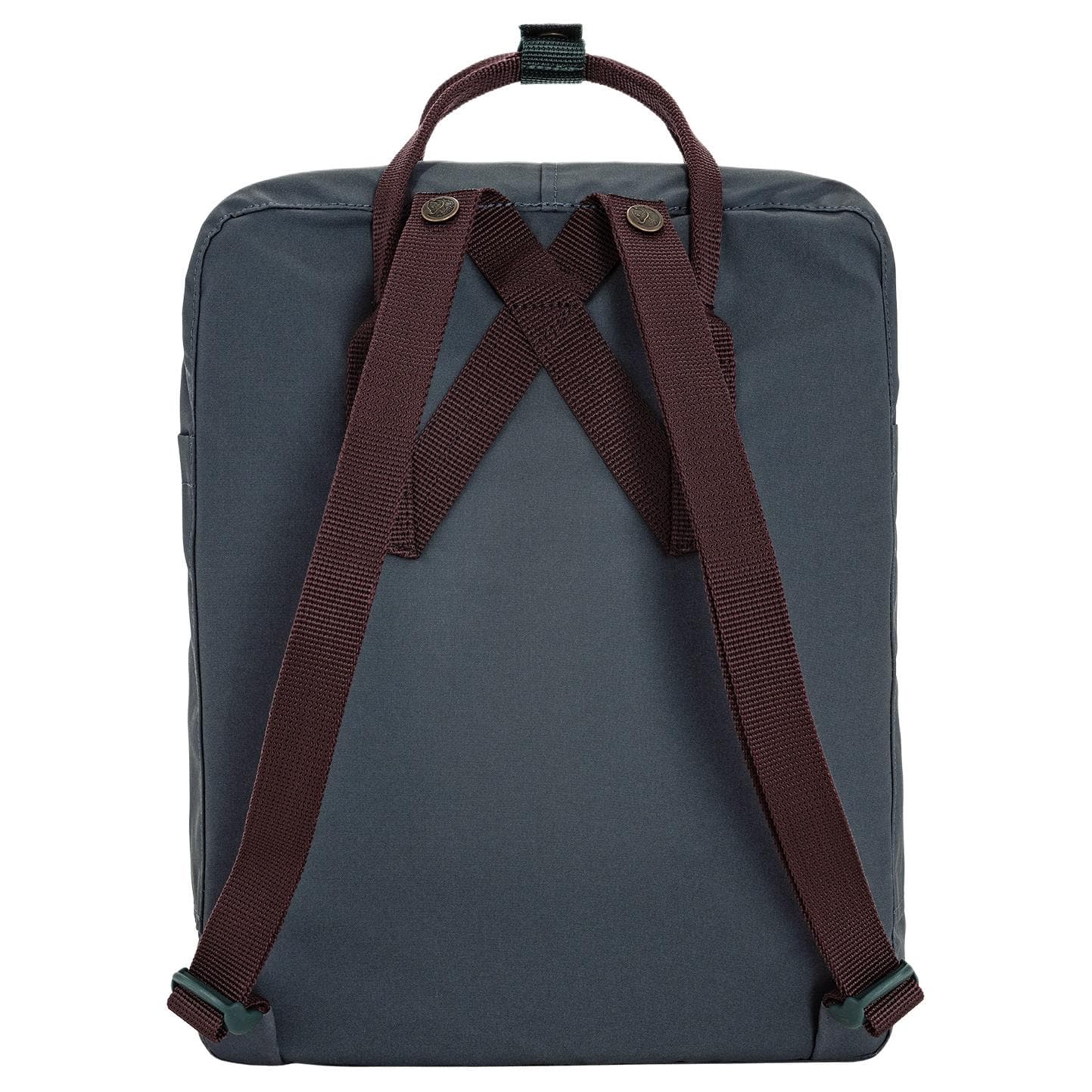 Fjallraven Kanken 16L Туристические сумки Винил Графитовый Черный и Черный Ягодный Унисекс - изображение 2
