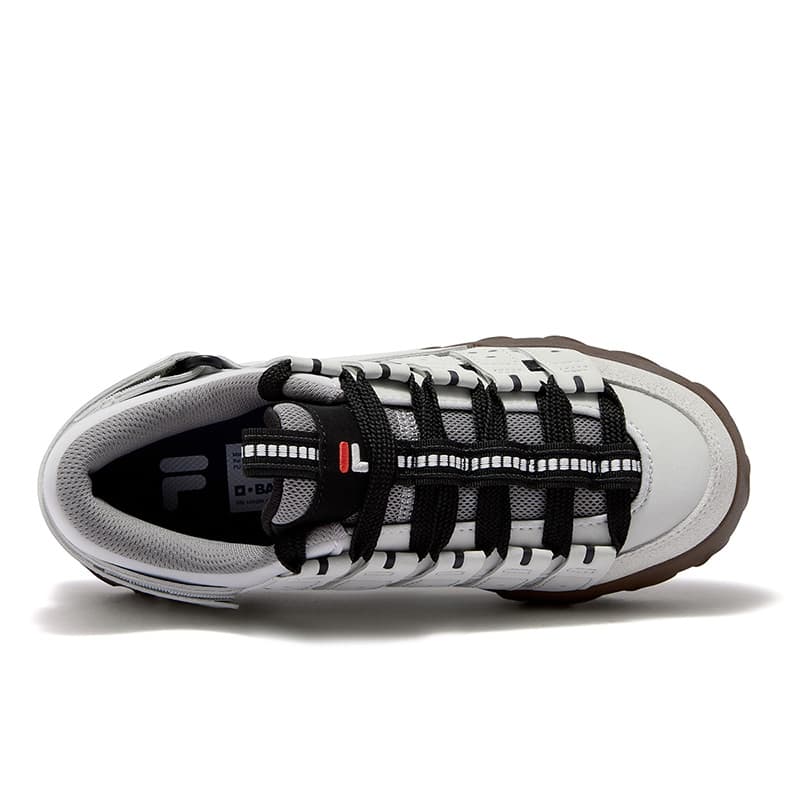Кроссовки FILA FUSION PISA Low Топ Скейтборд Обувь Женские Серый - изображение 4