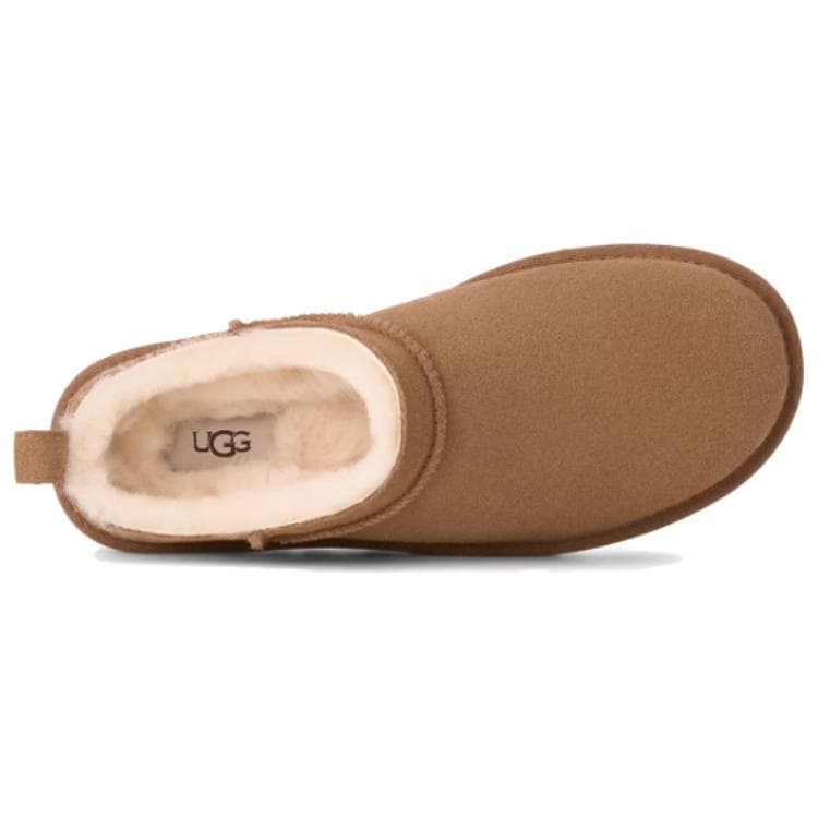 Кроссовки ugg Микро Классический Микро Slipper Low Топ Повседневная обувь Унисекс Коричневый - изображение 5