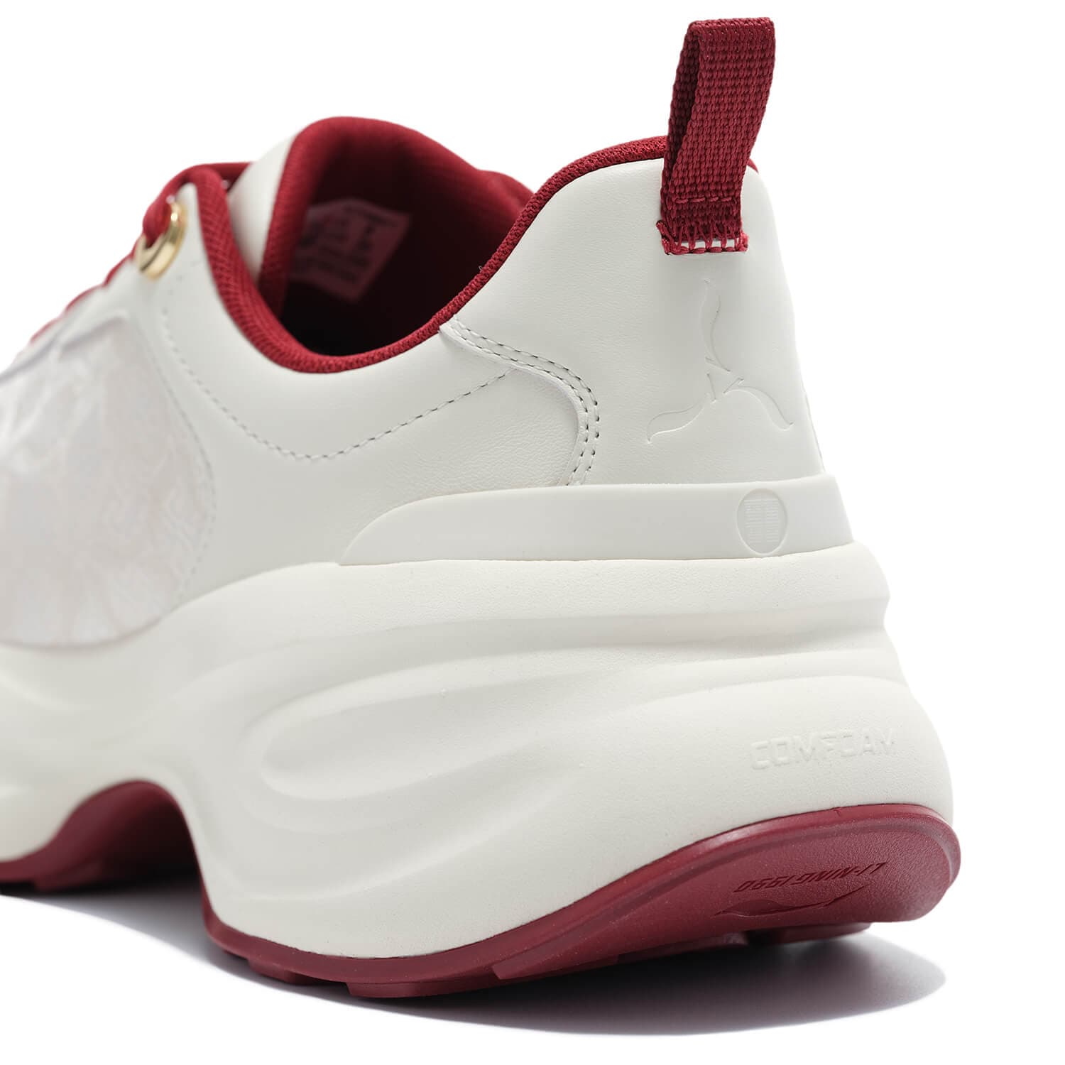 Кроссовки LI-NING 1990 Коровья кожа Повседневные толстоподошвенные кроссовки V2 Cloud Club Мужской - изображение 5