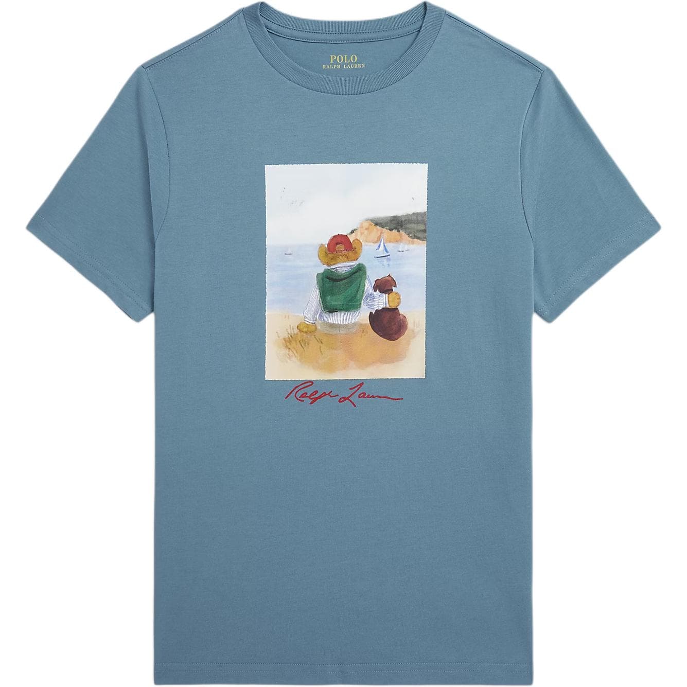 Футболка Polo Ralph Lauren Polo Bear T Рубашка Классическая версия Детская - изображение 1