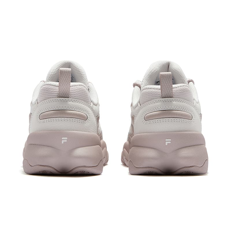 Кроссовки FILA FUSION WATERBEAR Bear Paw Shoes визуально увеличивает рост Низкие кеды с толстой подошвой Женские Белые Розовые - изображение 5