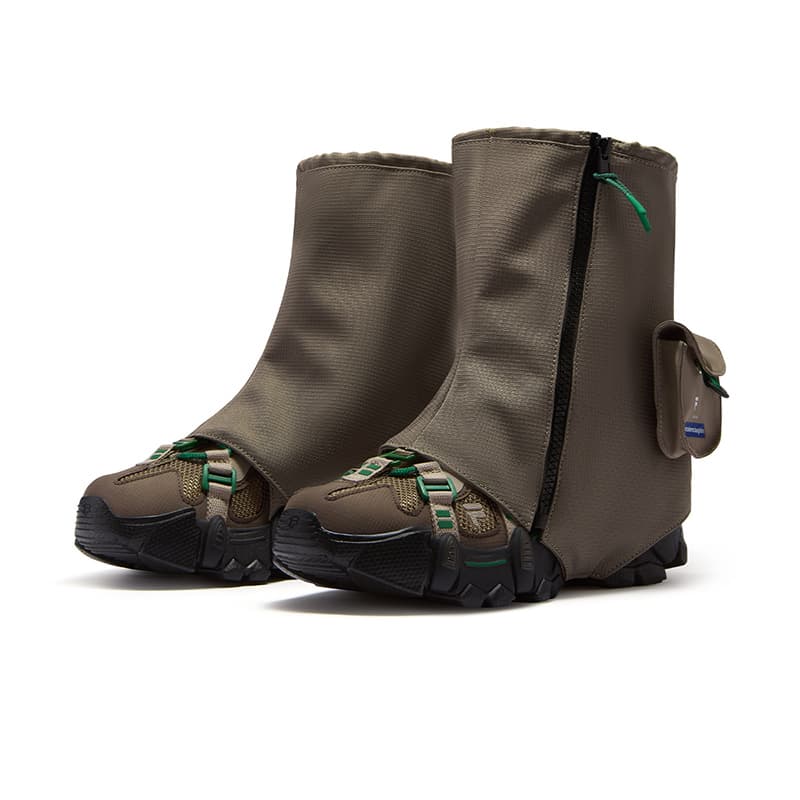 Кроссовки FILA FUSION EXOCET Mountains Shoes NICOLENM Коллаборация Edition Низкий Топ Повседневная обувь Мужская Нефтяной Серый - изображение 7