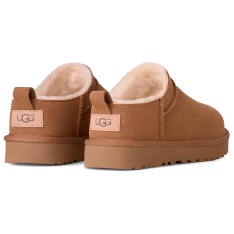 Кроссовки ugg Микро Классический Микро Slipper Low Топ Повседневная обувь Унисекс Коричневый - изображение 4