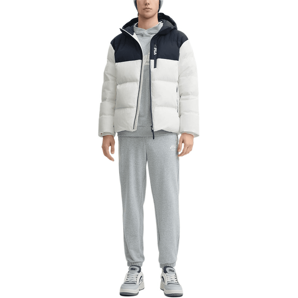 Зимняя куртка FILA ORIGINALE Пуховик Мужской Облачный белый - изображение 3