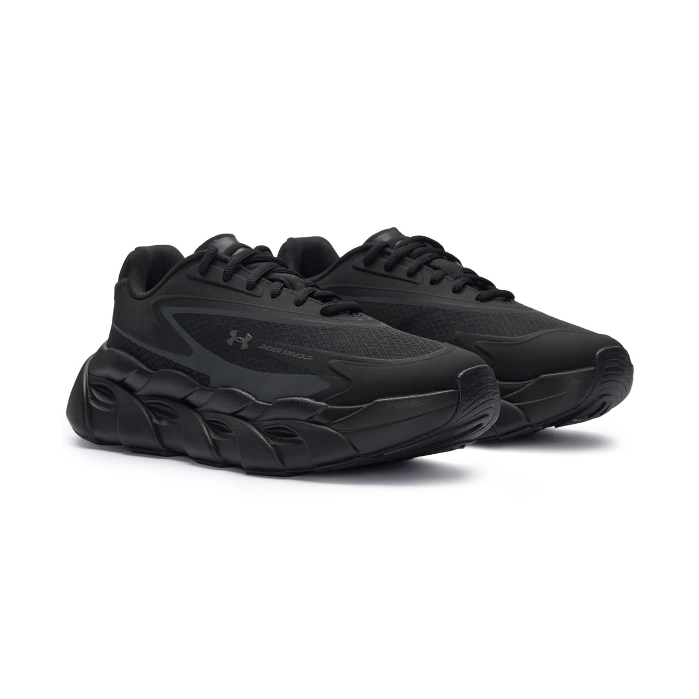 Кроссовки для бега Under Armour Halo Runner Low Топ Повседневные кроссовки для бега Женские Черный - изображение 3