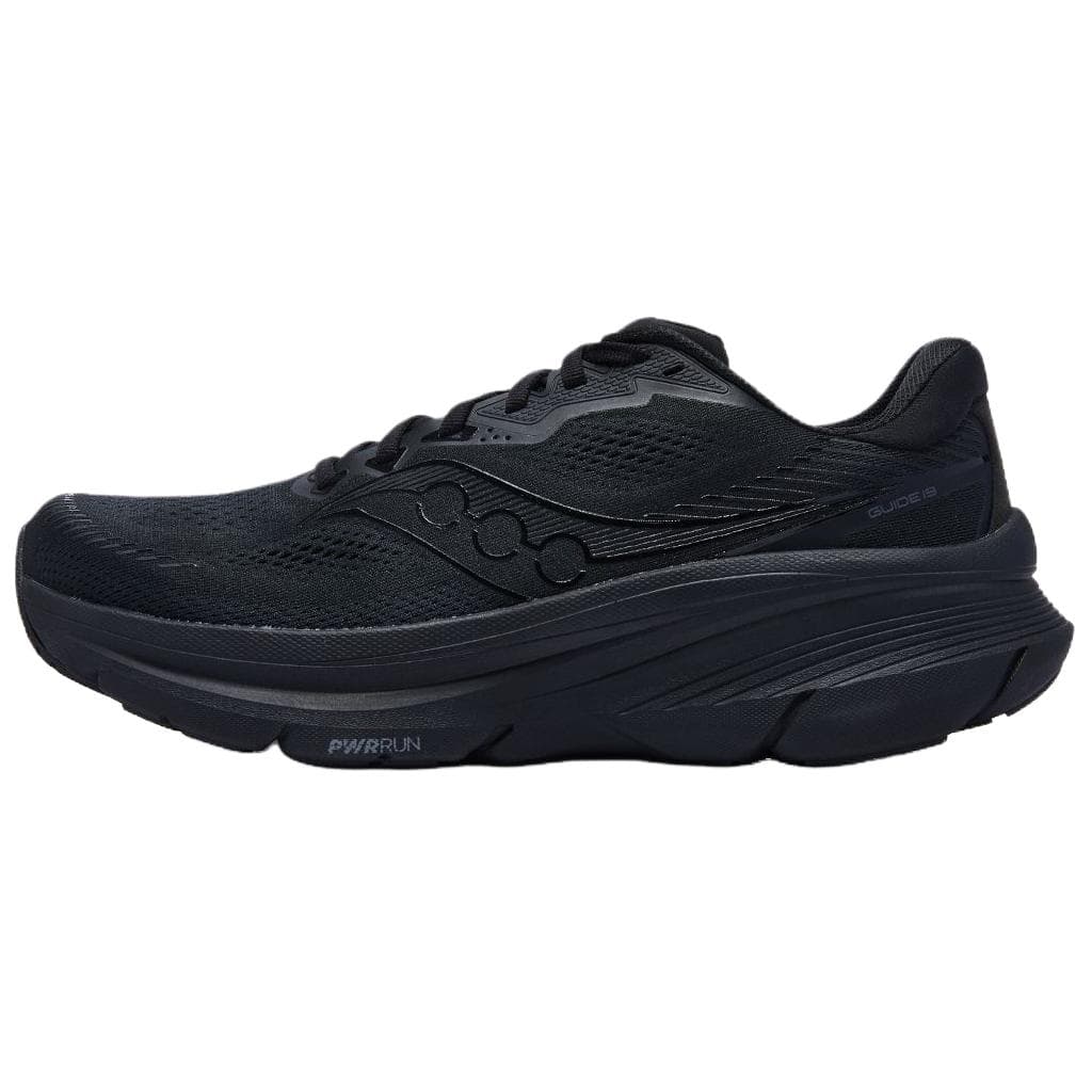 Кроссовки для бега Saucony Guide 19 Дышащий Low Топ Тренировки Городская коммутация Беговые кроссовки Мужской Черный - изображение 1