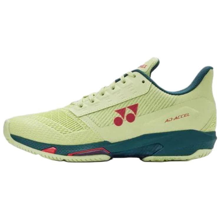 Кроссовки для тенниса YONEX Амортизирующая стелька AD ACCEL Low Топ Теннисные кроссовки Женские Лаймово-зеленый - изображение 1