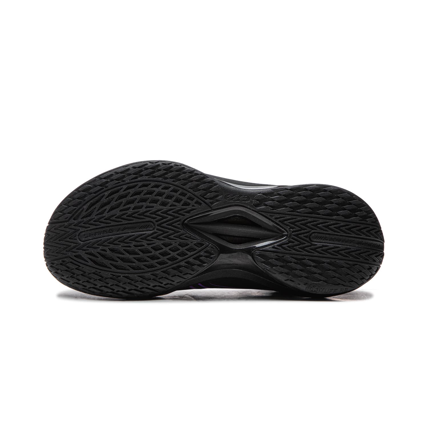 Кроссовки для баскетбола Li NING Light Speed 4 Ткань Low Топ Баскетбольные кроссовки Мужской Черно-фиолетовый - изображение 6