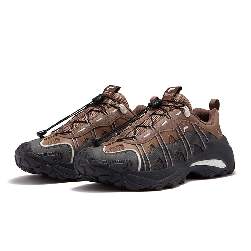 Кроссовки FILA FUSION EXOCET II Mountains Shoe 2 Низкий Топ Массивные кроссовки Мужские Древесные ноты Дымчато-коричневый - изображение 3