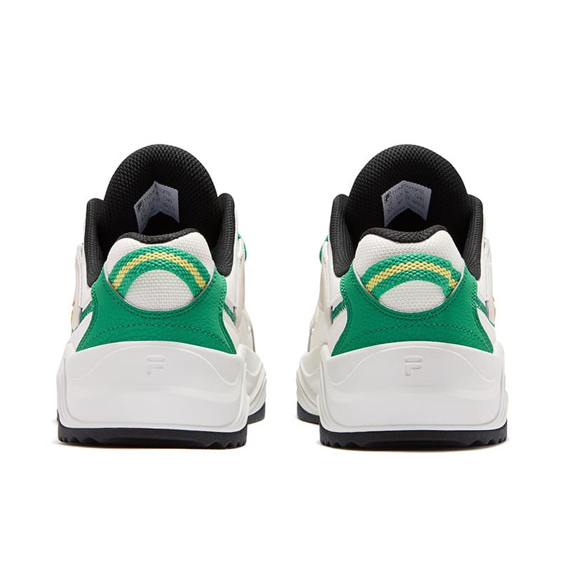 Кроссовки FILA FUSION TARANTO Melody Shoes Текстиль Синтетическая кожа Скейтборд Обувь Мужская Белый Зеленый - изображение 5