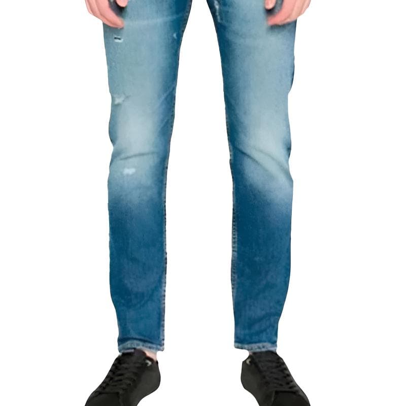 Штаны Hugo Boss Blue Men's Jeans Hugo Boss Синий Мужской Джинсы - изображение 3