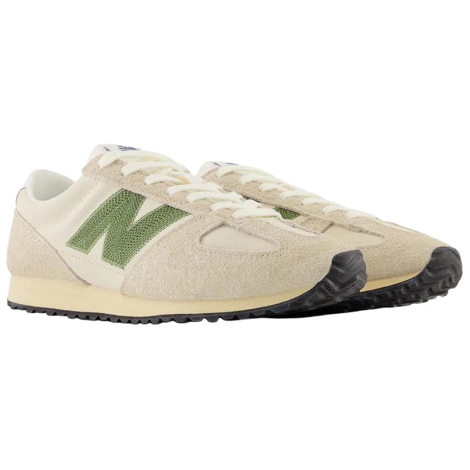 Кроссовки New Balance NB 471 Дышащая Низкая Повседневная Обувь Унисекс Бежево-Зеленая - изображение 3