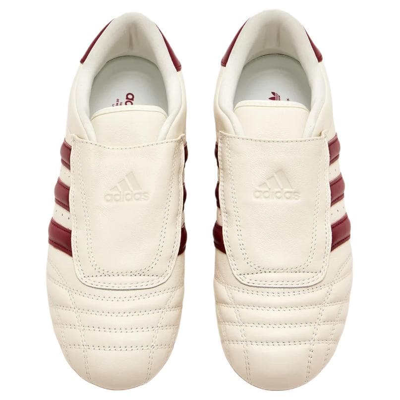 Кроссовки для спортзала Adidas Originals Taekwondo Устойчивые к истиранию Низкие Кроссовки для тренировок Женские Бежевые - изображение 4